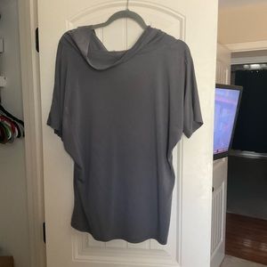 Old Navy Size L Gray Cowl Neck Top